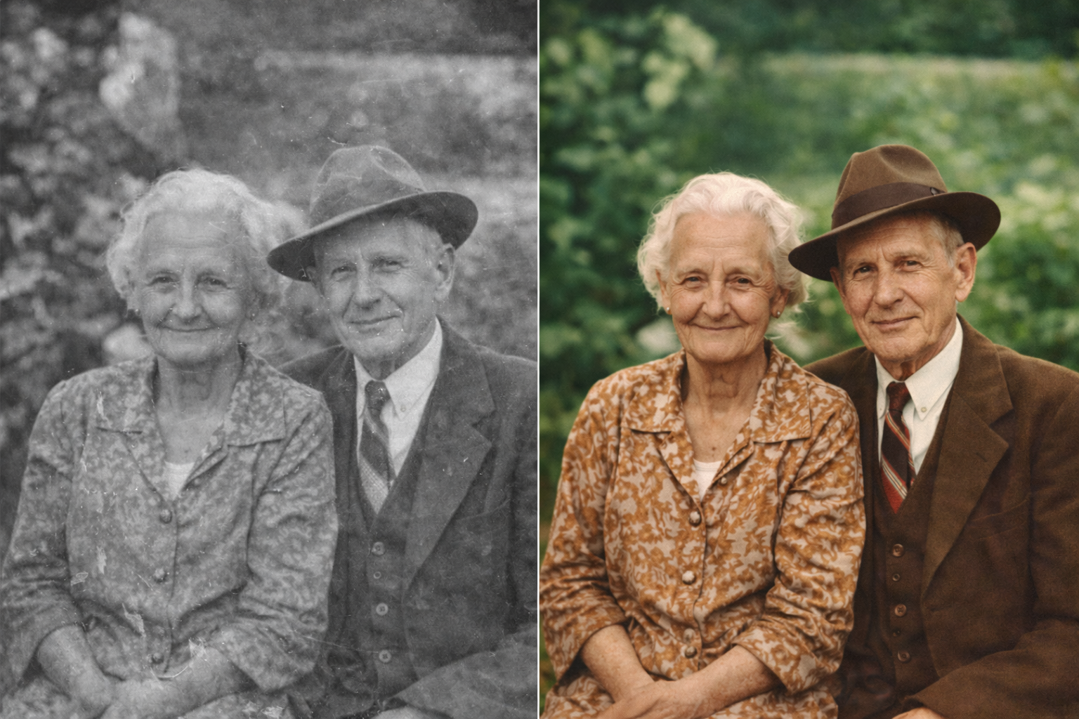 Before restoration - Old